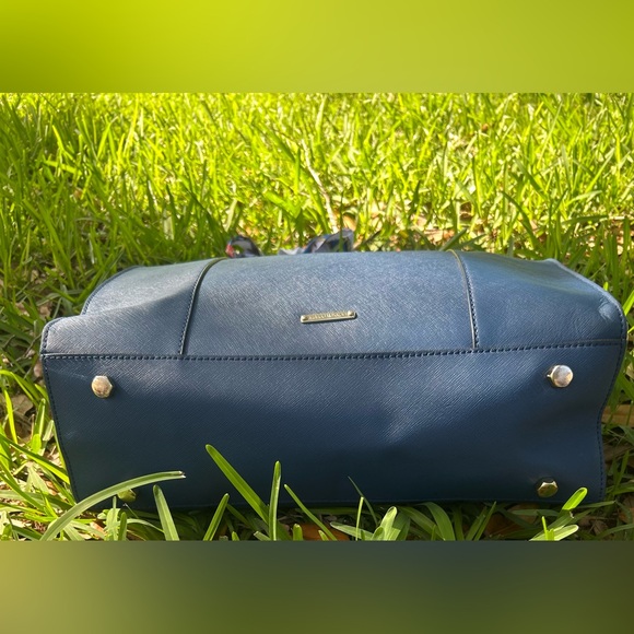 Rebecca Minkoff Blue Tote Bag with Scarf Accent - Picture 8 of 11